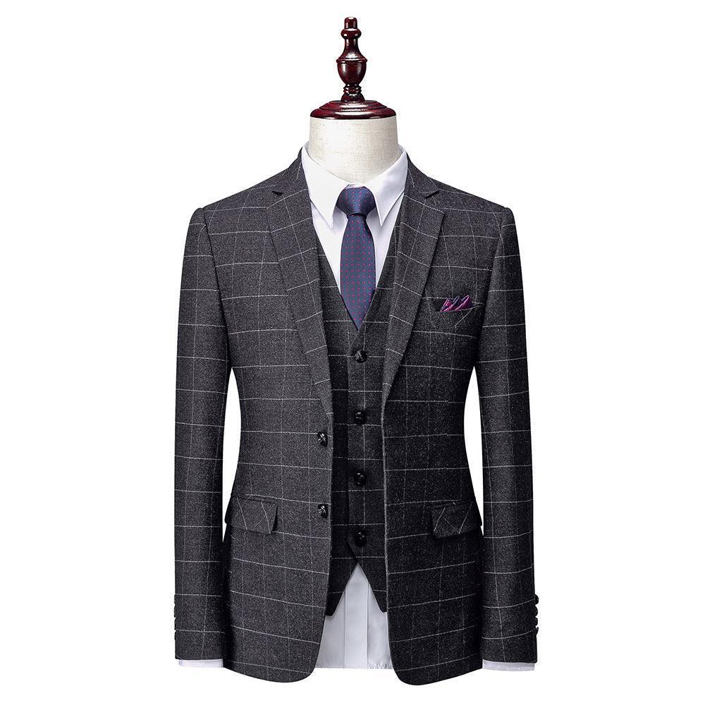 Men's Business Suit Korean Version - HEPSIBAH SHOP