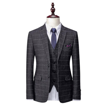 Men's Business Suit Korean Version - HEPSIBAH SHOP