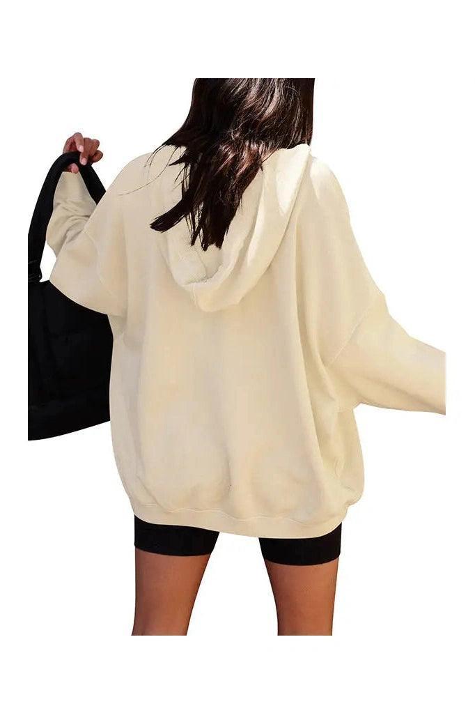 Women's Oversized Casual Hooded Sweatshirt - HEPSIBAH SHOP