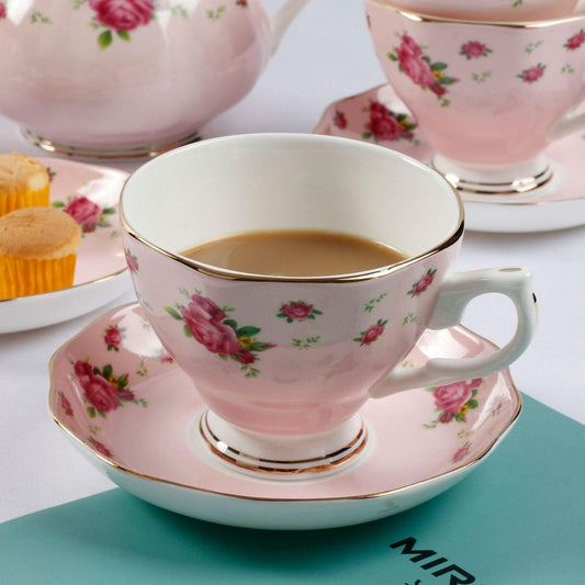 Bone China British Afternoon Tea Set - HEPSIBAH SHOP