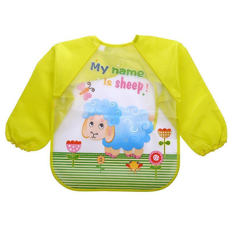 Children's Gown Long Sleeve Kids Waterproof Meal Baby Apron Painting Clothes Bib Protective Clothing - HEPSIBAH SHOP