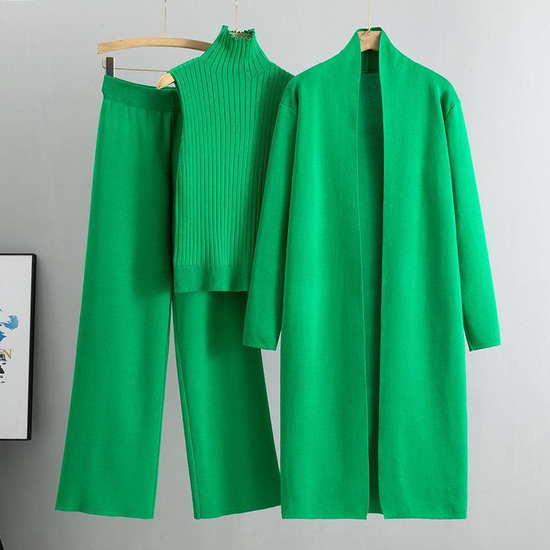 Women Fashion Knitted Three-piece Set - HEPSIBAH SHOP