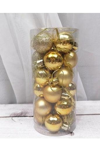 Christmas Decoration Shiny Matte Christmas Ball - HEPSIBAH SHOP