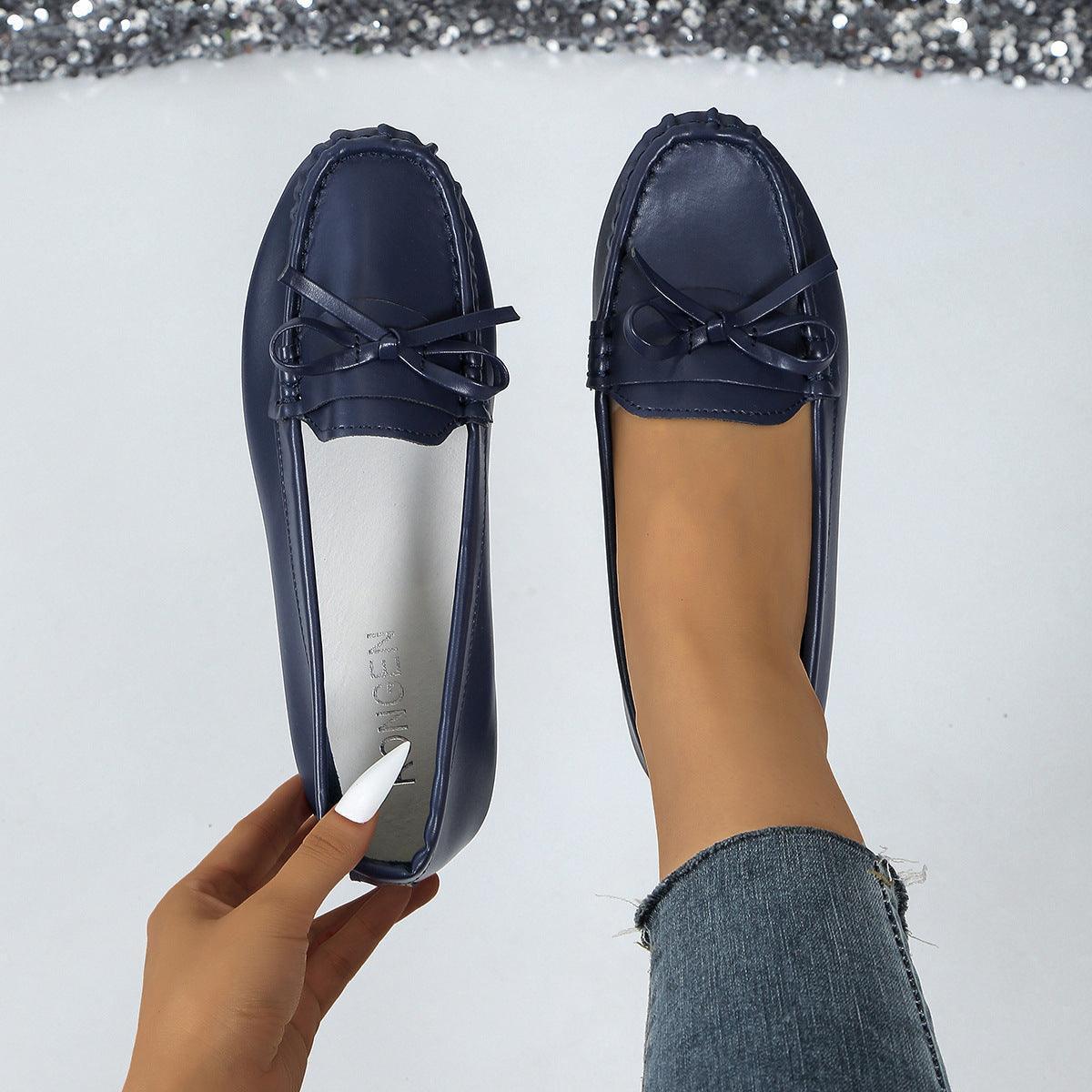 Casual Bowknot Flat Shoes - HEPSIBAH SHOP