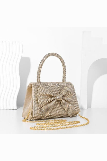 New Light Luxury Full Diamond Bow Handbag - HEPSIBAH SHOP