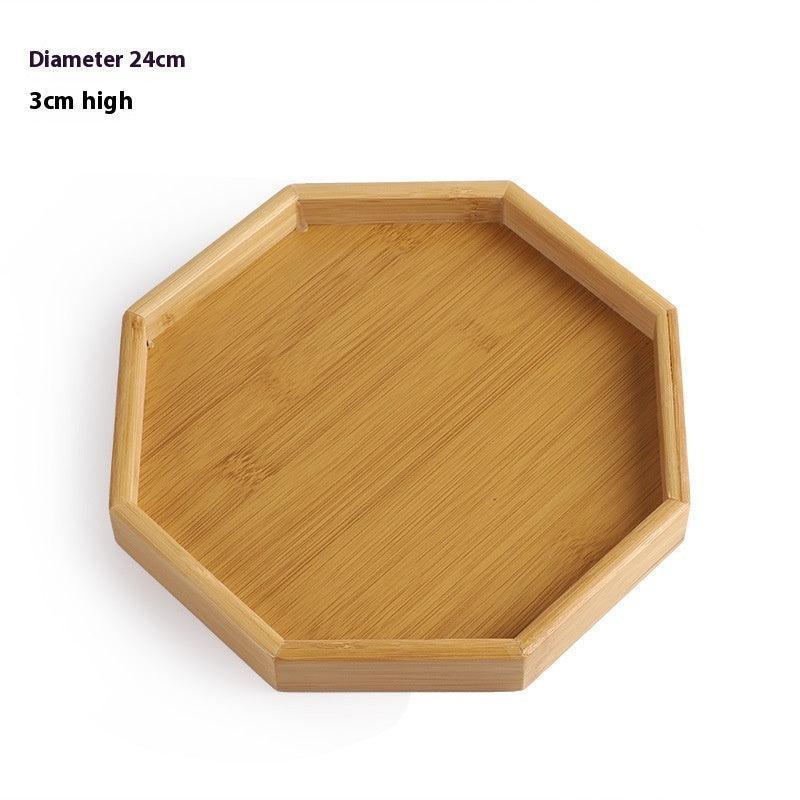 Rectangular Minimalist Household Bamboo Tea Tray