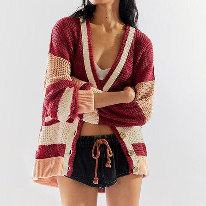 Knitted Coat Plus Size Cardigan Sweater - HEPSIBAH SHOP