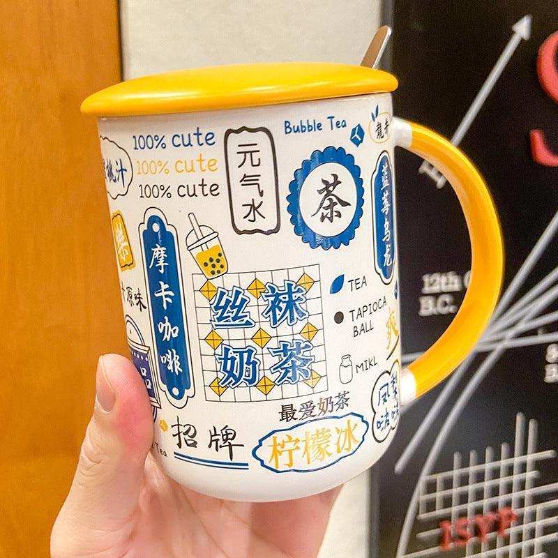 Hong Kong Style Vintage Ceramic Mugs