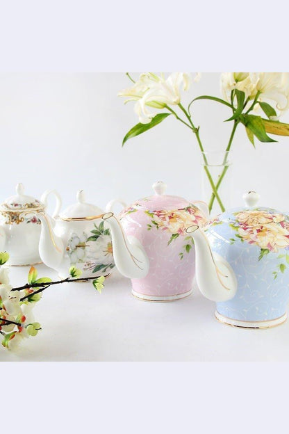 European Tea Set Porcelain Teapot - HEPSIBAH SHOP