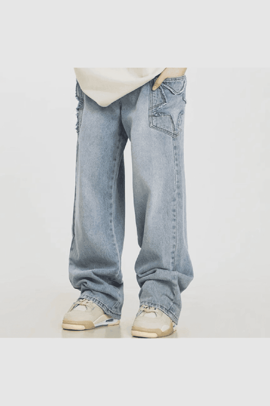 Street American Retro Jeans For Men - HEPSIBAH SHOP