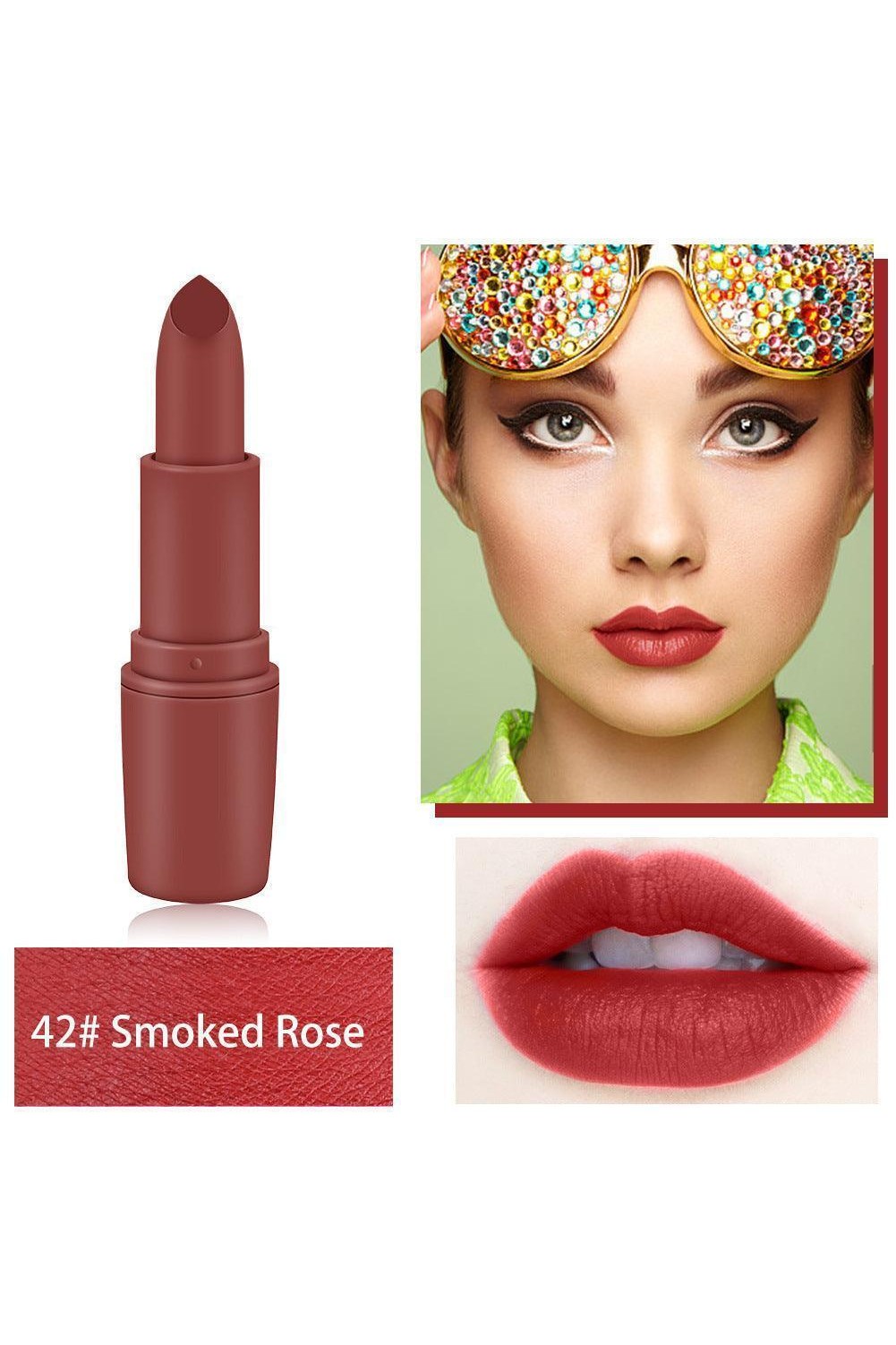 Ladies Fashion Personality Multicolor Lipstick Cosmetics