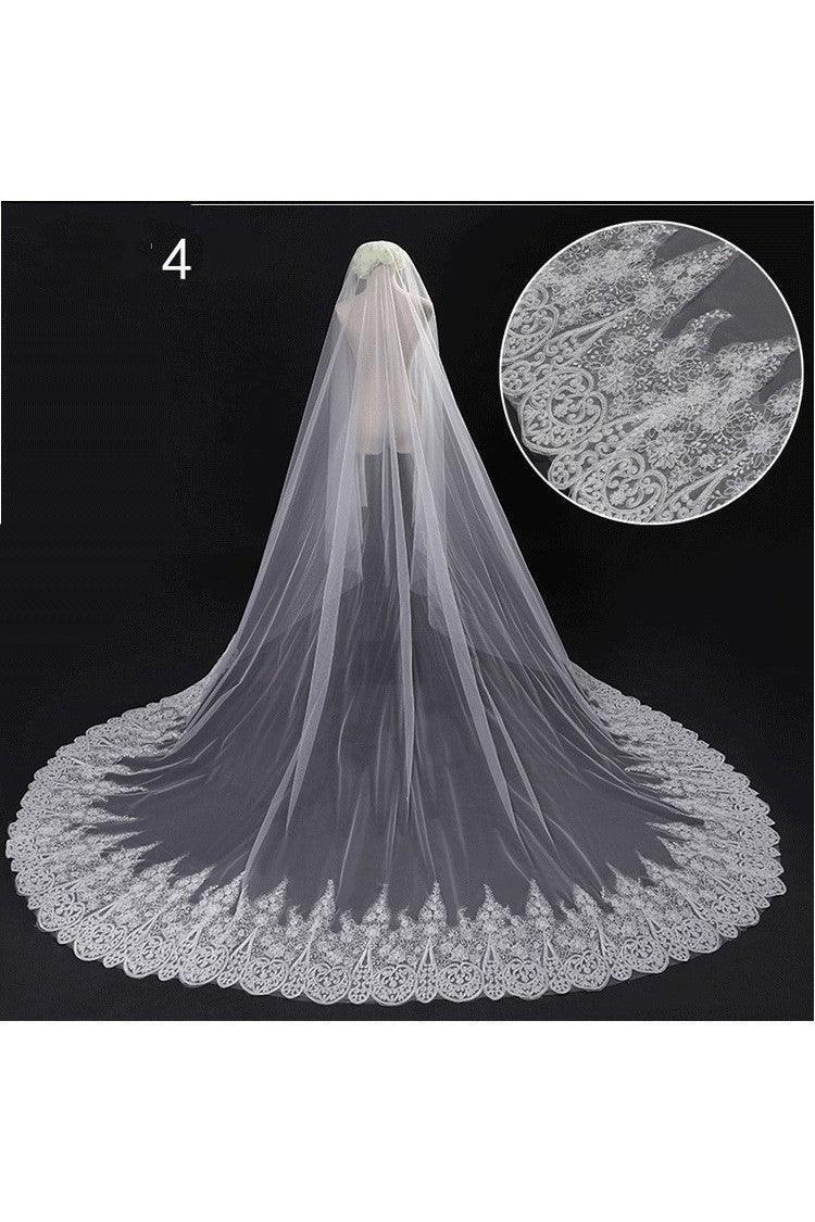 Wedding Dress Long Tail Luxury Super Fairy Wedding Veil - HEPSIBAH SHOP