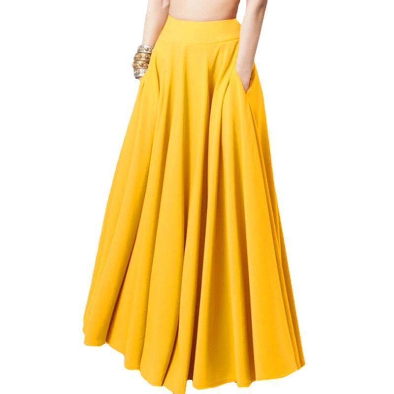 Plus Size Women's Half-length Pleated Skirt - HEPSIBAH SHOP