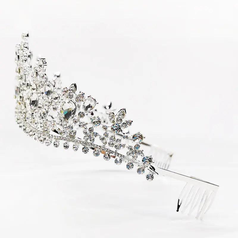 Rhinestone Crown Bridal Wedding Tiara - HEPSIBAH SHOP