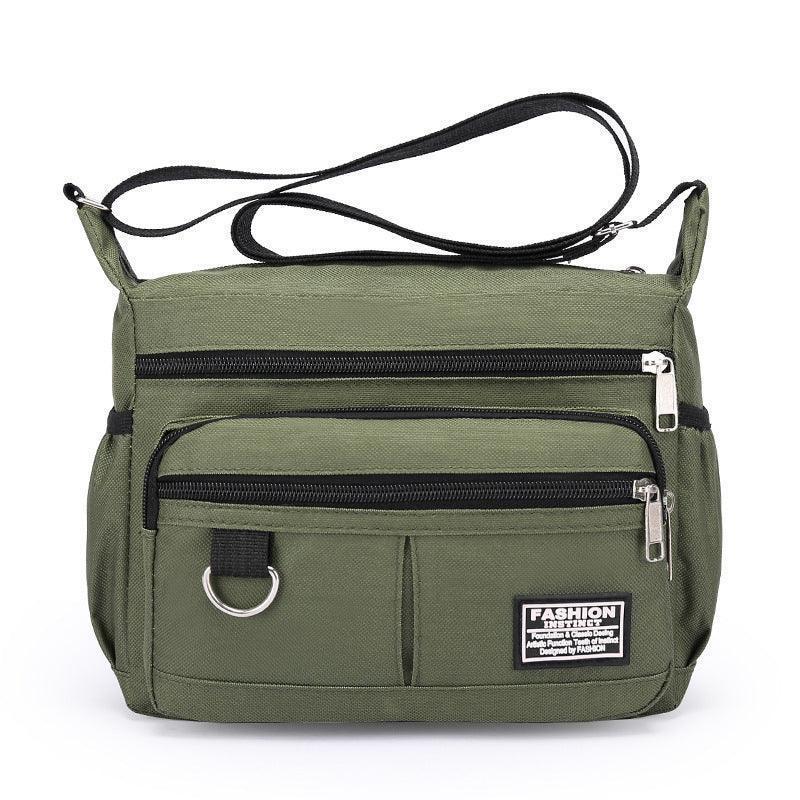 Men's Outdoor Leisure Multi-layer Zipper Messenger Bag - HEPSIBAH SHOP