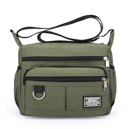 Men's Outdoor Leisure Multi-layer Zipper Messenger Bag - HEPSIBAH SHOP