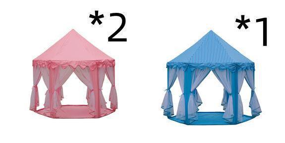 Children's Tent Indoor And Outdoor Hexagonal Princess Castle Tent Play House