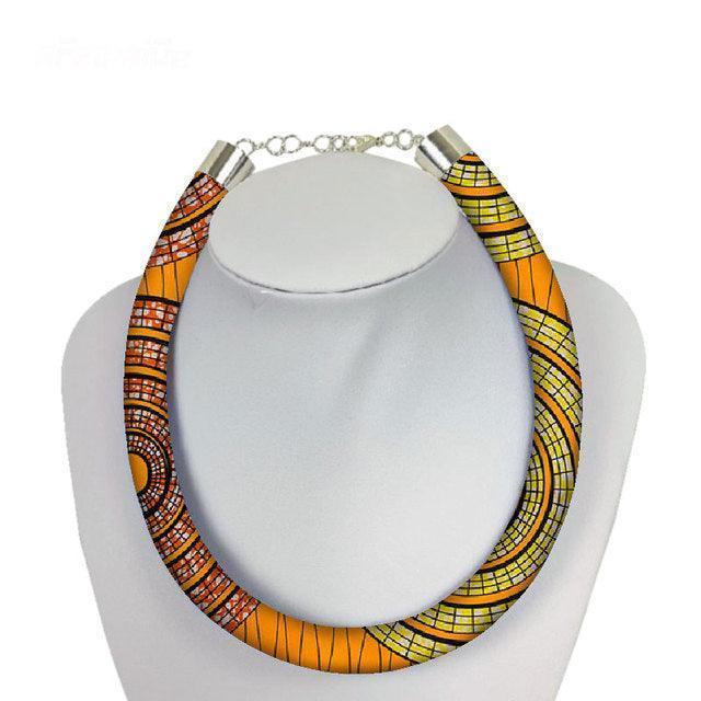 Geometric Women's African Ethnic Necklace - HEPSIBAH SHOP