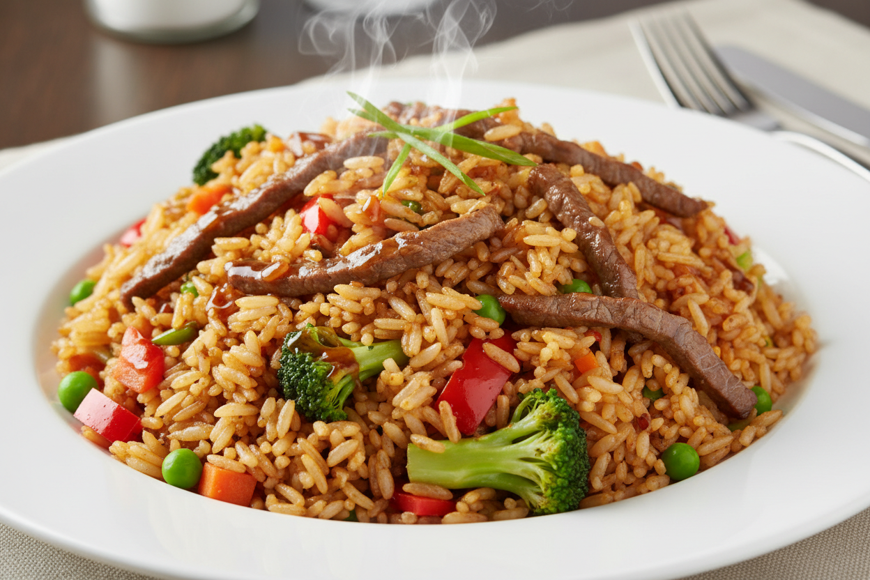 Fried Rice + Beef — £10