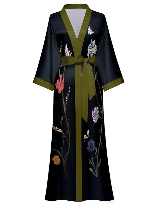 EORUBE Long Kimono Robe Women - HEPSIBAH SHOP