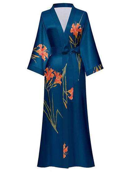 EORUBE Long Kimono Robe Women - HEPSIBAH SHOP