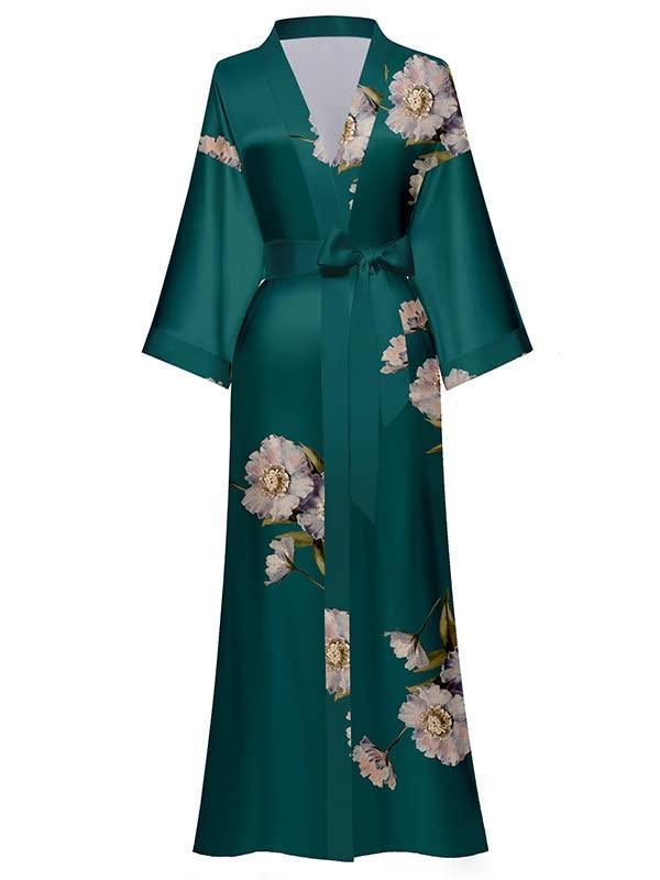 EORUBE Long Kimono Robe Women - HEPSIBAH SHOP