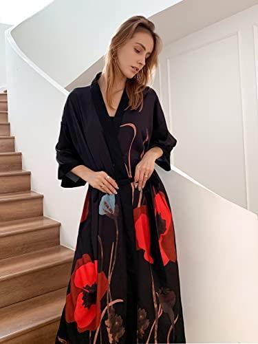 EORUBE Long Kimono Robe Women - HEPSIBAH SHOP