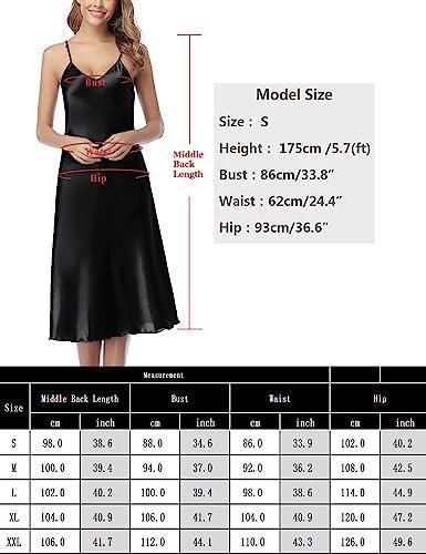Marvmys Satin Nightdress for Women - HEPSIBAH SHOP