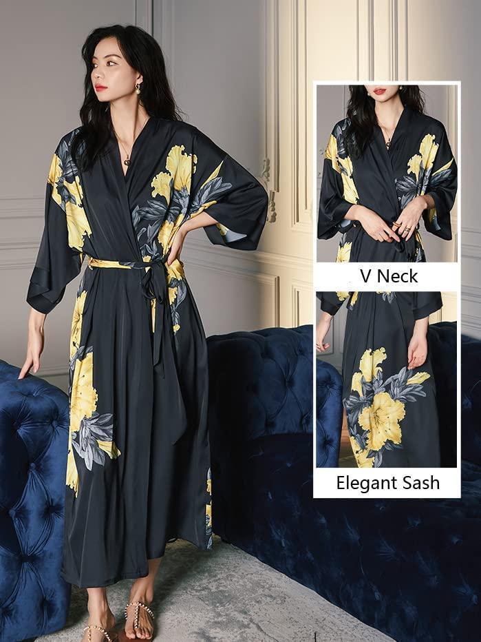 EORUBE Long Kimono Robe Women - HEPSIBAH SHOP