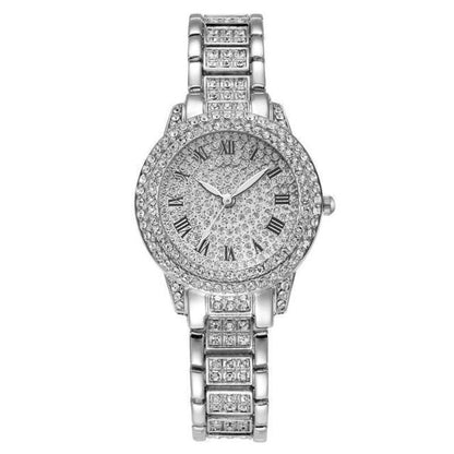 Diamond Crystals Watch and Bracelet Set - HEPSIBAH SHOP