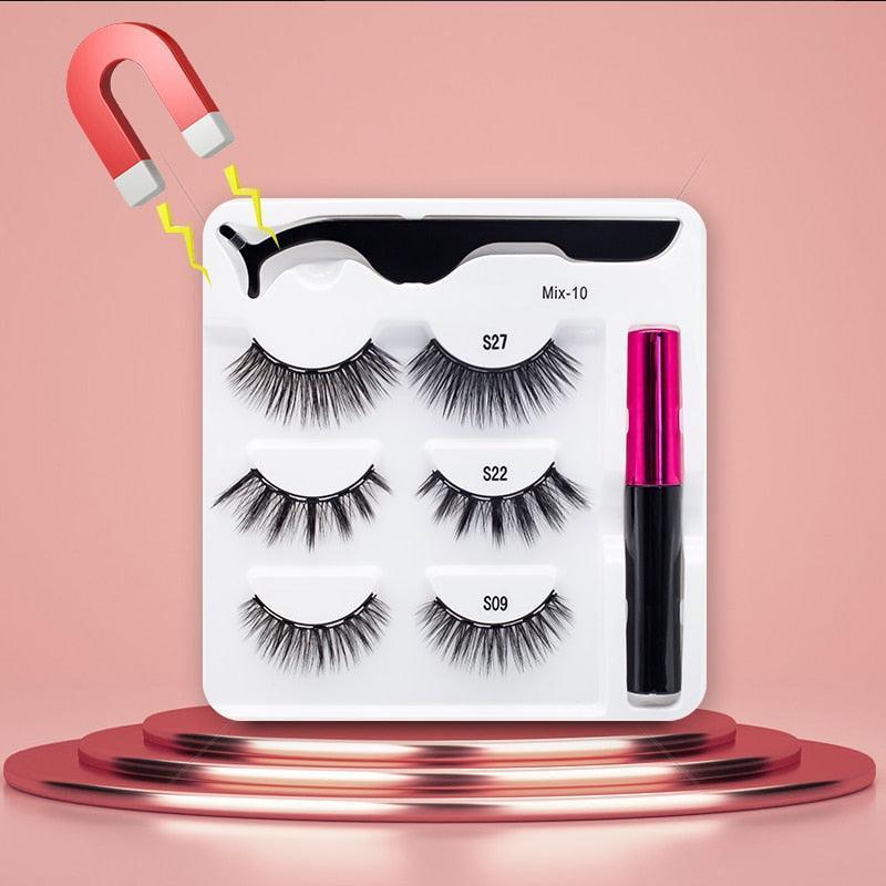 3Pairs Magnetic Eyelashes - HEPSIBAH SHOP