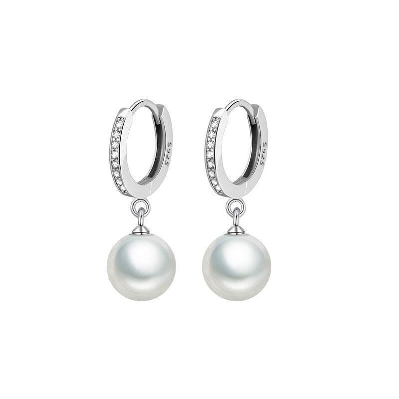 LByzHan Pearl Earrings Genuine Natural Freshwater - HEPSIBAH SHOP