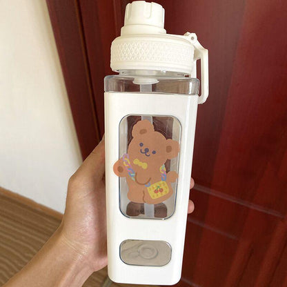 700ml Cute Water Bottles For Girls - HEPSIBAH SHOP