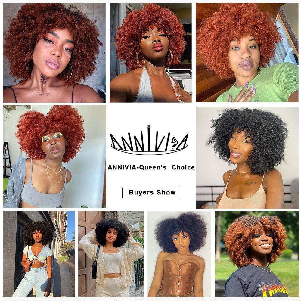 Short Hair Afro Kinky Curly Wigs - HEPSIBAH SHOP