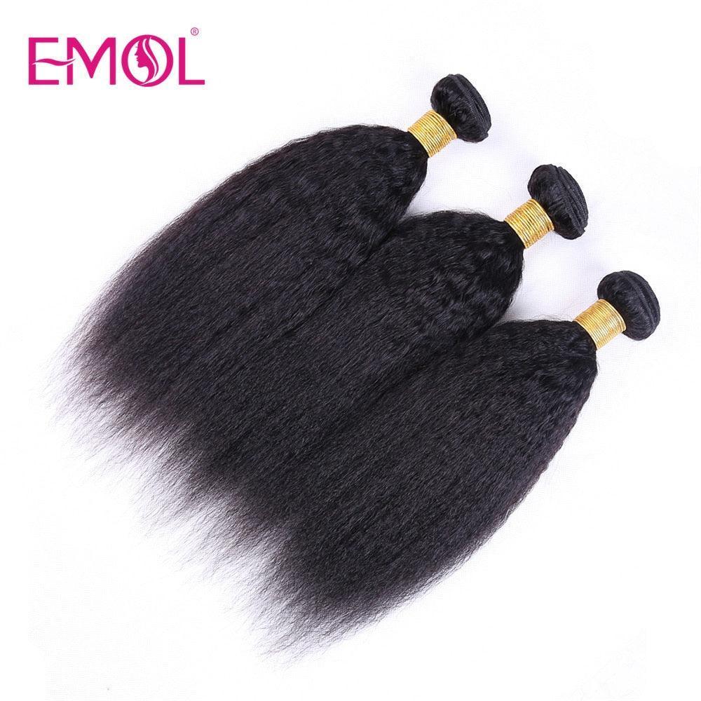 Kinky Straight Hair Bundles 100% - HEPSIBAH SHOP