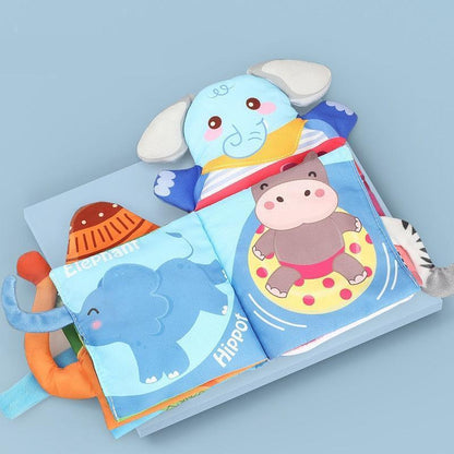 Hand Puppet Fabric Babies Educational Books - HEPSIBAH SHOP