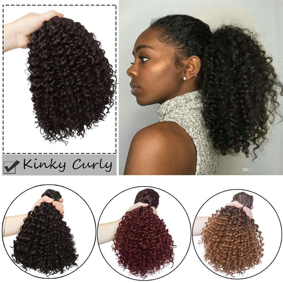 HAIRRO Drawstring Puff Ponytail Afro Kinky Curly Hair Extension - HEPSIBAH SHOP