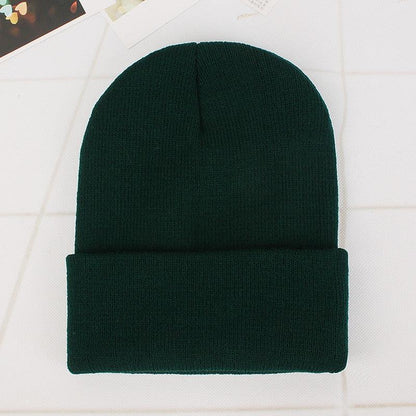 Winter Hats for Unisex New Beanies Knitted Solid Cute Hat Lady Autumn Female Beanie Caps Warmer Bonnet Men Casual Cap Wholesale - HEPSIBAH SHOP