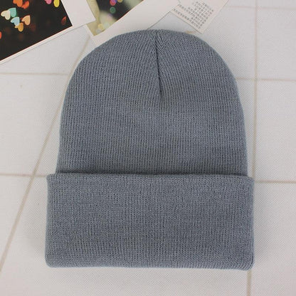 Winter Hats for Unisex New Beanies Knitted Solid Cute Hat Lady Autumn Female Beanie Caps Warmer Bonnet Men Casual Cap Wholesale - HEPSIBAH SHOP