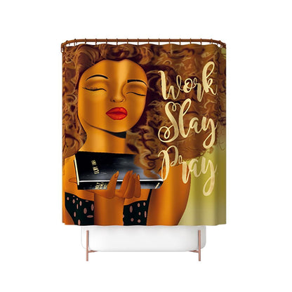 African American Shower Curtain Set - HEPSIBAH SHOP