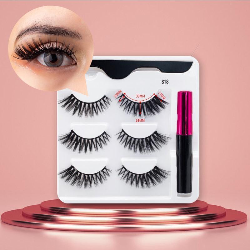 3Pairs Magnetic Eyelashes - HEPSIBAH SHOP