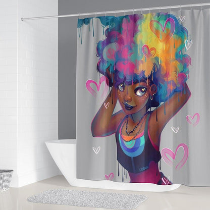 Sexy Lovely Girl Afro Lady Bathroom Set - HEPSIBAH SHOP