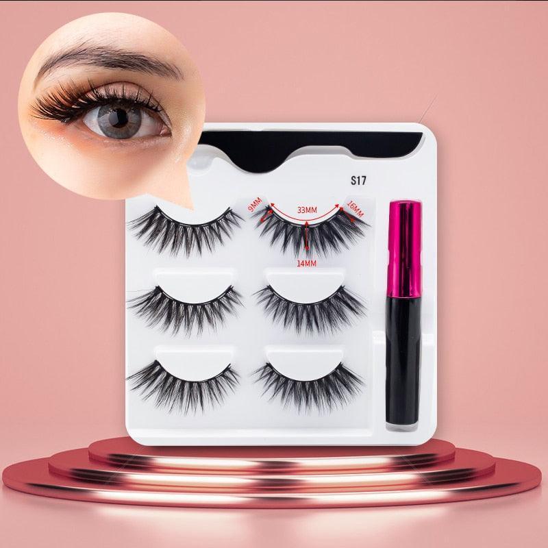 3Pairs Magnetic Eyelashes - HEPSIBAH SHOP