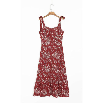 Dresses Women Elegant Vintage Floral Summer Dress - HEPSIBAH SHOP