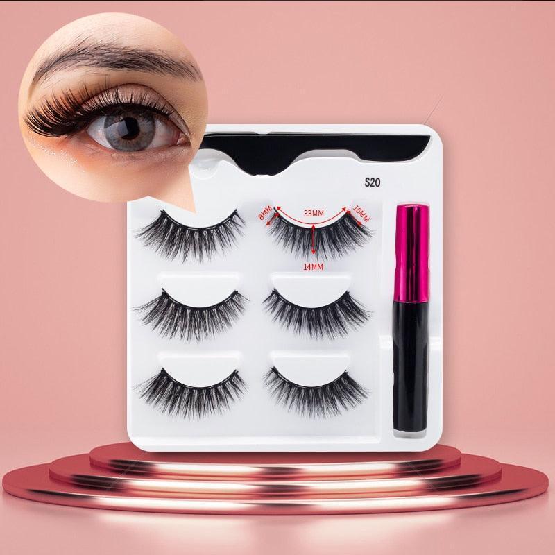 3Pairs Magnetic Eyelashes - HEPSIBAH SHOP