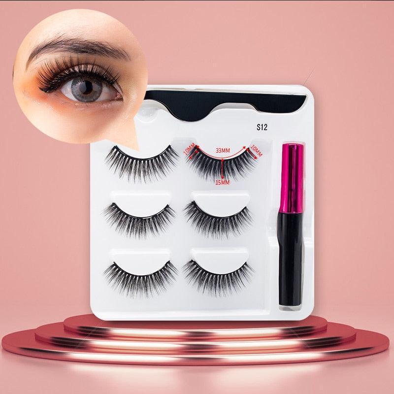 3Pairs Magnetic Eyelashes - HEPSIBAH SHOP