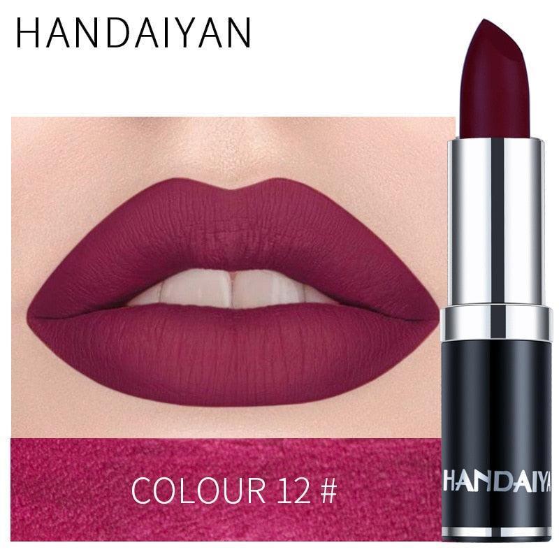 Sexy Rose Purple Lip-gloss Matte 12 Colors - HEPSIBAH SHOP