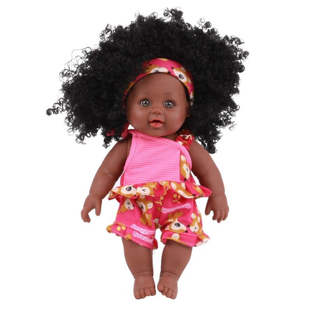 African American Doll Full Enamel Baby Toys - HEPSIBAH SHOP