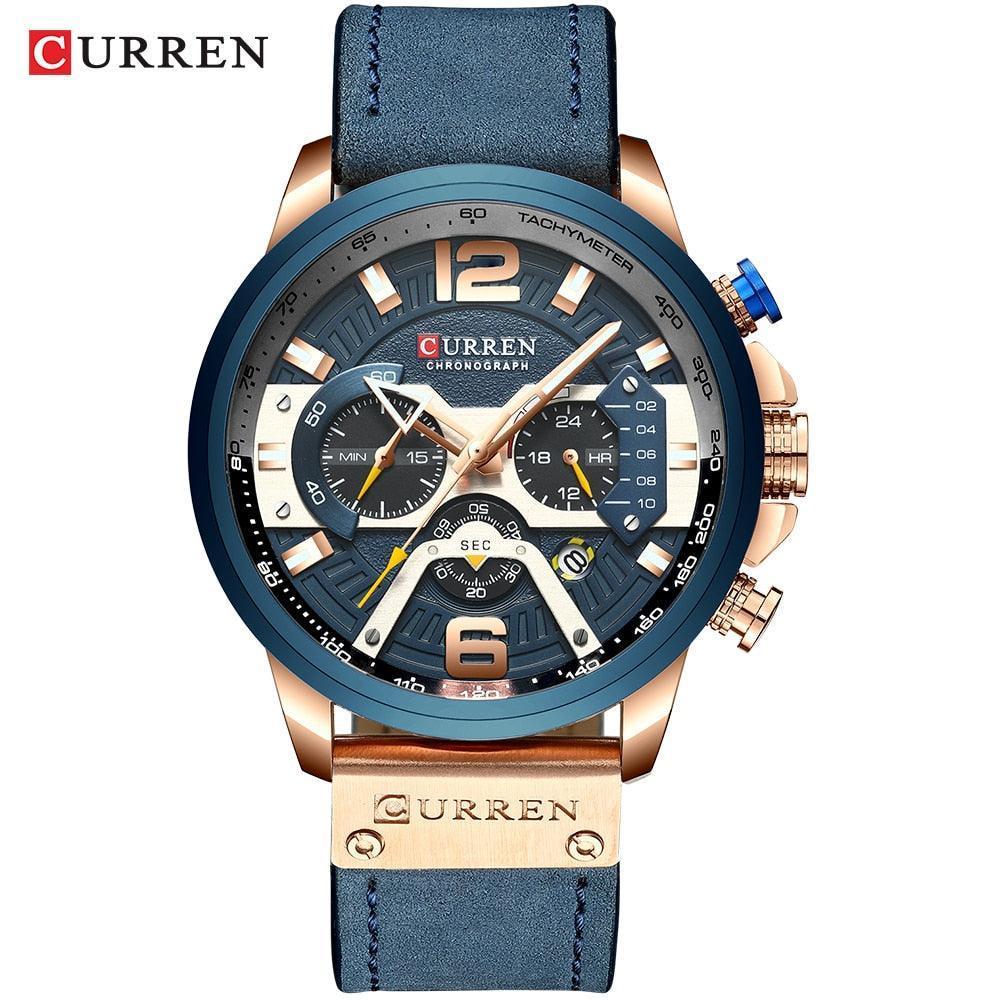 CURREN Casual Sport Chronograph Watches - HEPSIBAH SHOP