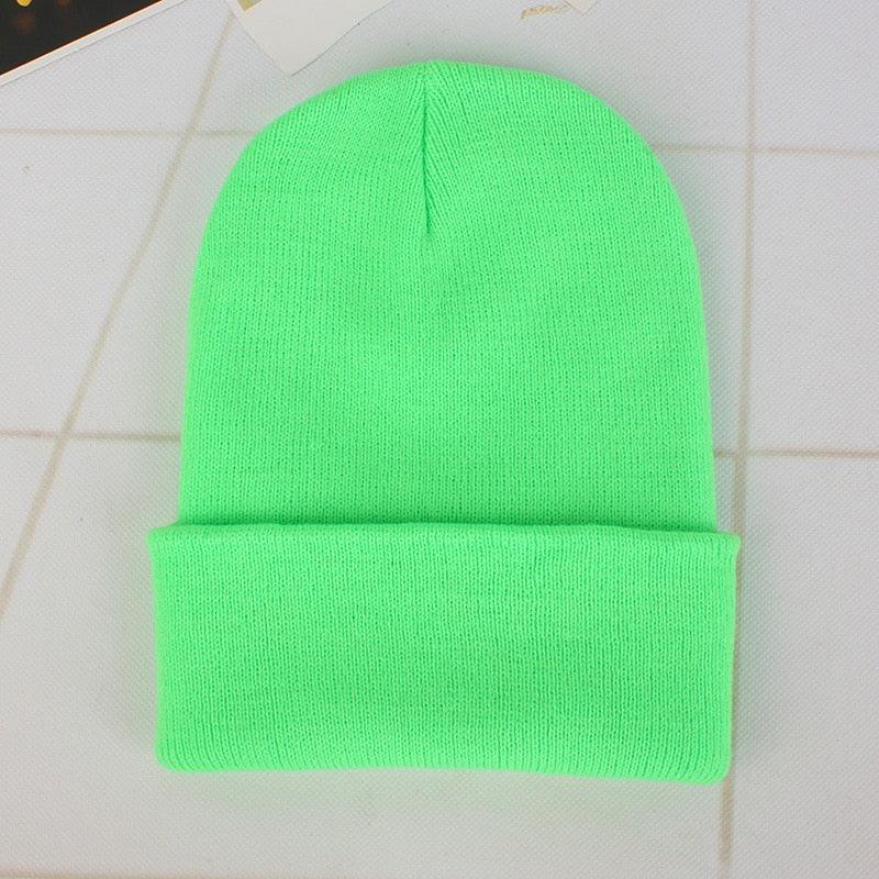 Winter Hats for Unisex New Beanies Knitted Solid Cute Hat Lady Autumn Female Beanie Caps Warmer Bonnet Men Casual Cap Wholesale - HEPSIBAH SHOP